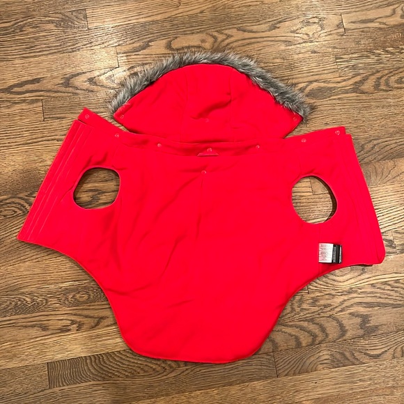 💕x3HP💕Red Canada Pooch dog winter coat - Picture 8 of 14